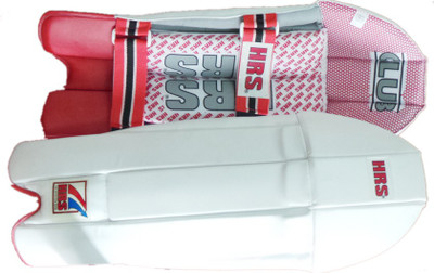 HRS Club Boys (32 - 35 cm) Wicket Keeping Pad(White, RIGHT-HANDED)
