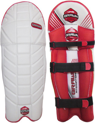 

Brawn Vigor Men's (39 - 43 cm) Batting Pad(White, Red, Right Handed Batsman, Left Handed Batsman)