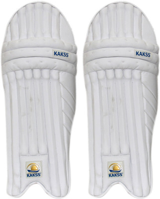 

KAKSS Pro Men's (39 - 43 cm) Batting Pad(White, Blue, Ambidextrous)