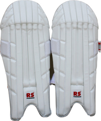 

RS Robinson RECORDER Men's (39 - 43 cm) Wicket Keeping Pad(White, Ambidextrous)