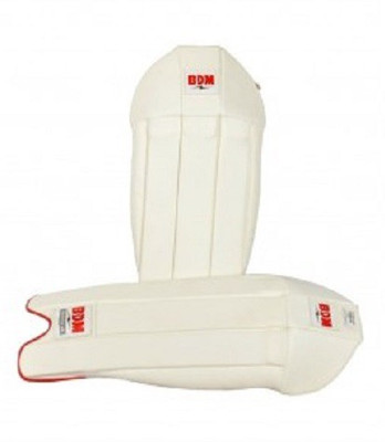 BDM Commander Men's (39 - 43 cm) Wicket Keeping Pad(White, Wicket Keeping)