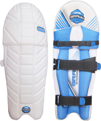 

Brawn Dura Men's (39 - 43 cm) Batting Pad(Blue, White, Ambidextrous)