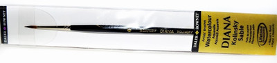 5% OFF on Daler Rowney Diana Kolinsky sable Round Brush No 0(Set of 1, Black)