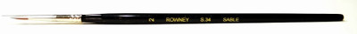5% OFF on DALER ROWNEY Pure Sable Series 34 Round Brush No 002(Set of 1, Black)