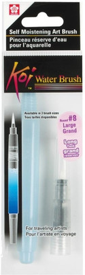 

Sakura Water Brush Round Paint Brushes(Set of 2, Transparent)