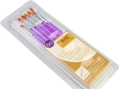 

Bianyo Filbert Paint Brushes(Set of 6, Purple)