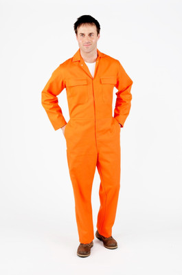 

Legasea Ocean King Orange Boiler suits Paint Coverall(L)