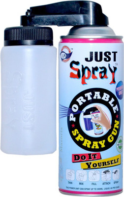 

Just Spray PORTABLE GUN NO NEED ELECTRICITY FOR 300 ml PAINT ONLY Air Assisted Sprayer