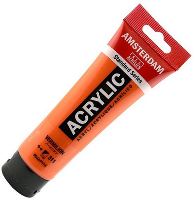 

Royal Talens Amsterdam Acrylic Color Tube(Set of 1, Vermilion)