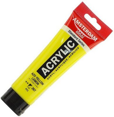 

Royal Talens Amsterdam Acrylic Color Tube(Set of 1, Azo Yellow Lemon)