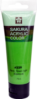 

Sakura Acrylic Tube(Perm Green Light)