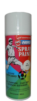 

Abro Spray Paint Bottle(Set of 1, White)