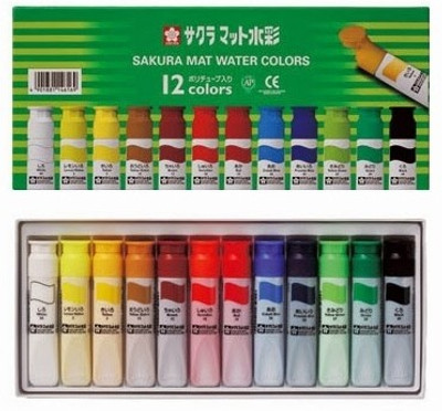 

Sakura Mat Water Color Tube(Set of 1, Multicolor)