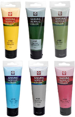 

Sakura Acrylic Color Tube(Set of 1, Multicolor)