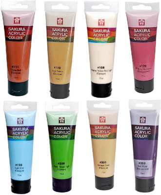 

Sakura Acrylic Color Tube(Set of 1, Multicolor)