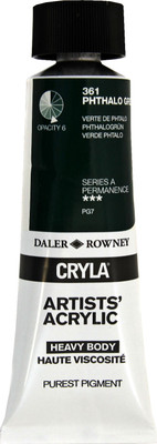 

Daler Rowney Cryla Acrylic Color Tube(Phthalo Green)