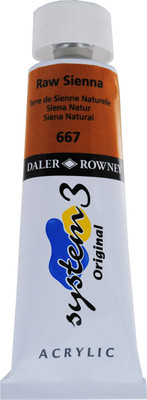 

Daler Rowney System 3 Acrylic Color Tube(Raw Sienna)
