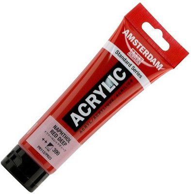

Royal Talens Amsterdam Acrylic Color Tube(Set of 1, Naphthol Red Deep)