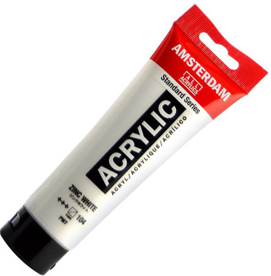 

Royal Talens Acrylic Color Tube(Set of 1, Zinc White)