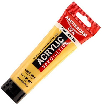 

Royal Talens Amsterdam Acrylic Color Tube(Set of 1, Light Gold)