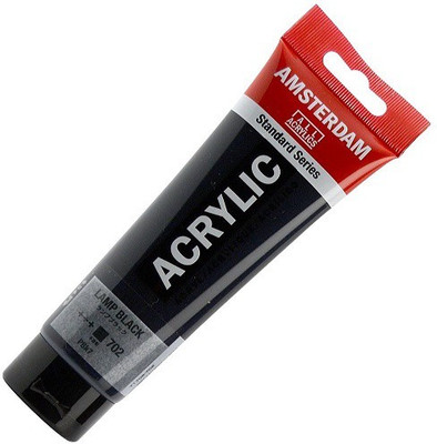 

Royal Talens Amsterdam Acrylic Color Tube(Set of 1, Lamp Black)