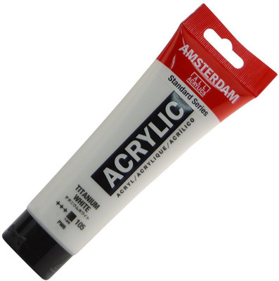 

Royal Talens Acrylic Color Tube(Set of 1, Titaniumanium White)