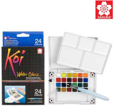 

Sakura Koi Pocket Field Sketch Box Water Color Dispenser(Set of 1, Assorted)