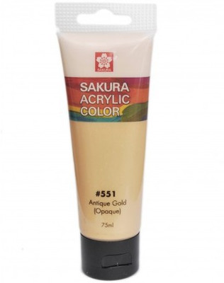 

Sakura Acrylic Color Tube(Set of 1, Antique Gold)