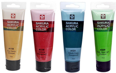 

Sakura Acrylic Color Tube(Set of 1, Multicolor)