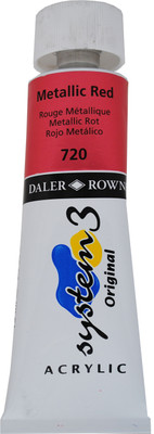 

Daler Rowney System 3 Acrylic Color Tube(Metallic Red)