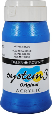 

Daler Rowney System 3 Acrylic Color Bottle(Metallic Blue)
