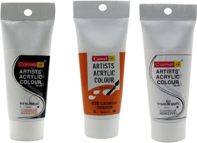 

Camlin Acrylic Color Tube(Set of 3, Multicolor)