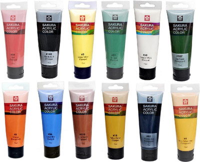 

Sakura Acrylic Color Tube(Set of 1, Multicolor)