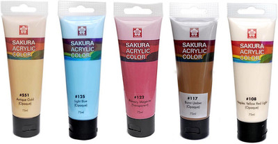 

Sakura Acrylic Color Tube(Set of 1, Multicolor)
