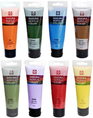 

Sakura Acrylic Color Tube(Set of 1, Multicolor)