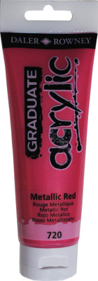 

Daler Rowney Graduate Acrylic Color Tube(Metallic Red)