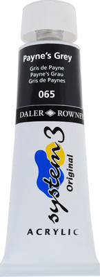 

Daler Rowney System 3 Acrylic Color Tube(Paynes Grey)