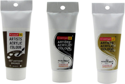 

Camlin Acrylic Color Tube(Set of 3, Multi)