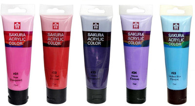 

Sakura Acrylic Color Tube(Set of 1, Multicolor)