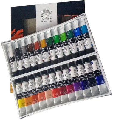 

Winsor & Newton Fine Poster Color Tube(Set of 24, Multicolor)