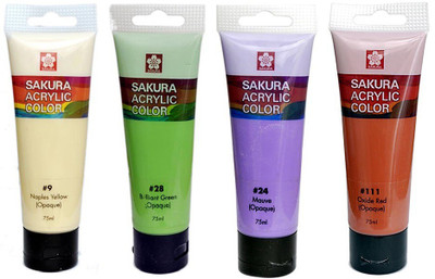 

Sakura Acrylic Color Tube(Set of 1, Multicolor)