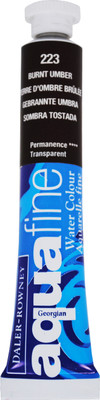 Daler Rowney Aquafine Water Color Tube(Burnt Umber)