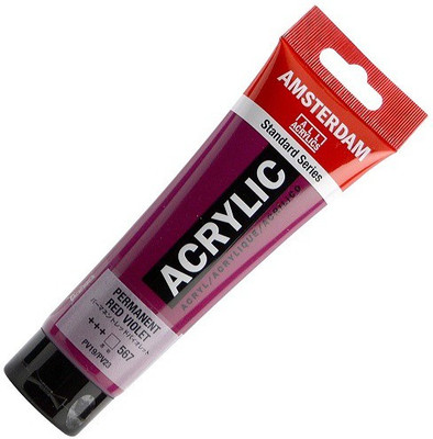 

Royal Talens Amsterdam Acrylic Color Tube(Set of 1, Permanent Red Violet)
