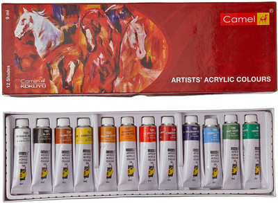

Camlin Acrylic Color Tube(Set of 12, Red)