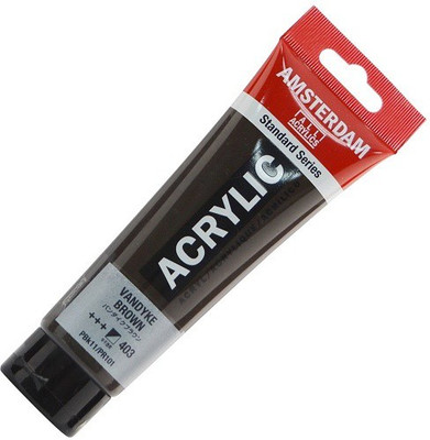 

Royal Talens Amsterdam Acrylic Color Tube(Set of 1, Vandyke Brown)