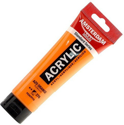 

Royal Talens Amsterdam Acrylic Color Tube(Set of 1, Azo Orange)