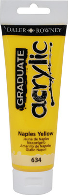 

Daler Rowney Graduate Acrylic Color Tube(Naples Yellow)