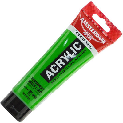 

Royal Talens Acrylic Color Tube(Set of 1, PERMANENT GREEN LIGHT)