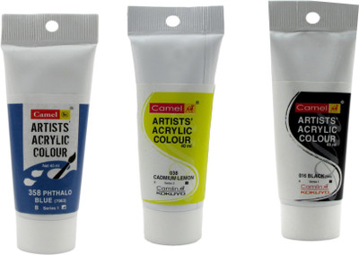 

Camlin Acrylic Color Tube(Set of 3, Multi)