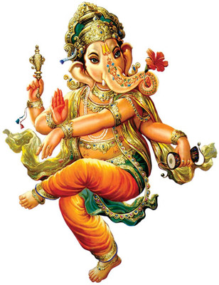

Tallenge - Traditional Indian Art - Ganpati Vinayak - Unframed Rolled Digital Art Print On Photographic Paper(12 inch X 11 inch, Rolled)